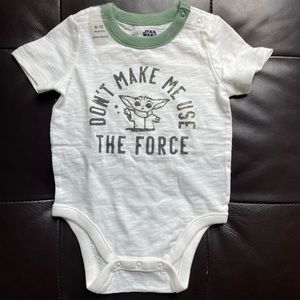 NWT Gap x Star Wars Collaboration Don’t Make Me Use The Force Onesie